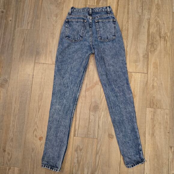 American Apparel Vintage Look High Waisted Jeans Size 24 - Picture 7 of 7